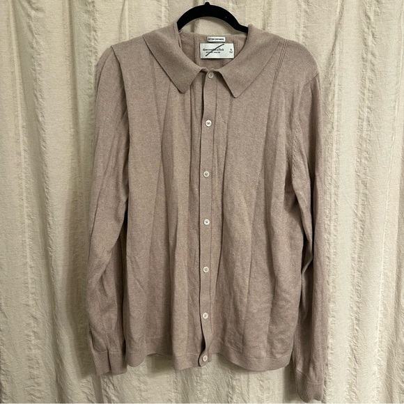 Abercrombie & Fitch Cotton Cashmere Button Down Sweater/ Cardigan‎ Size XL - Picture 1 of 4